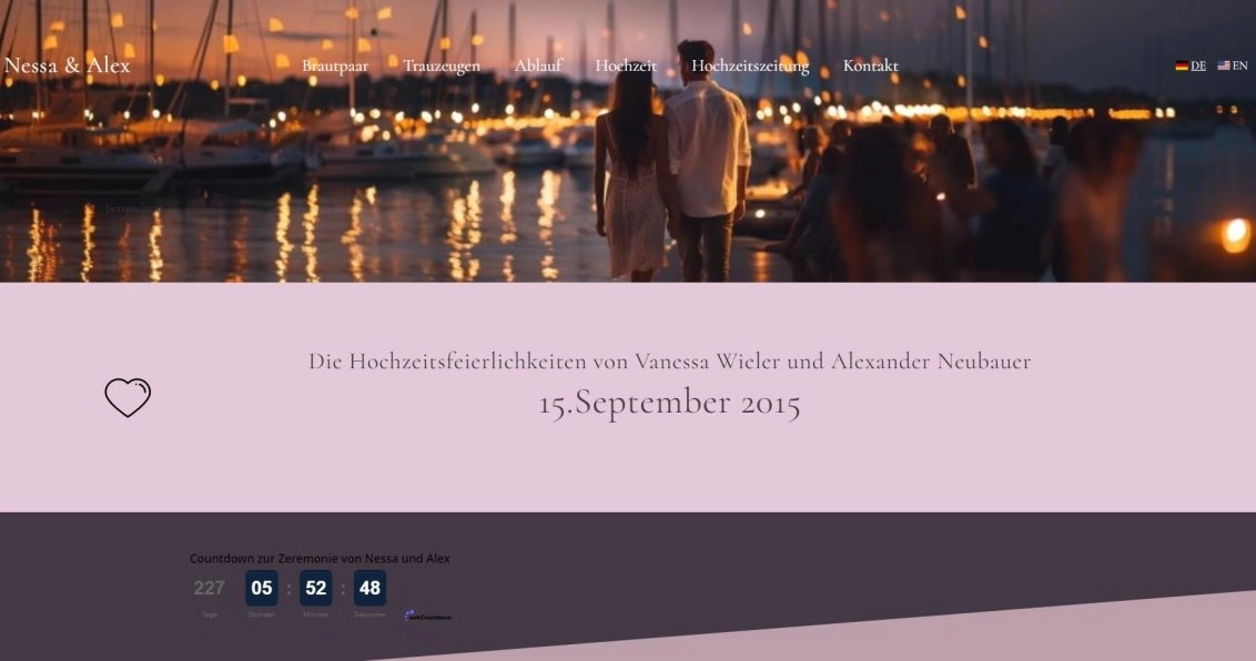 Hochzeit Nessa und Alex Hochzeit Nessa und Alex